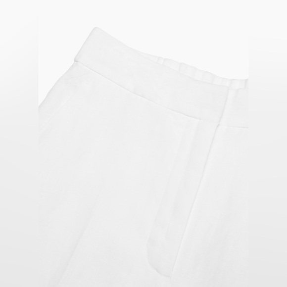 NWT Aritzia Wilfred The Limitless Linen Pant in LIMITED EDITION white, size 00 - Picture 4 of 12